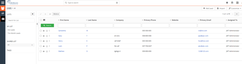 Sales Pipeline CRM